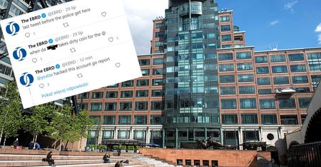 Rasistowskie wpisy na Twitterze. Hakerzy przejęli konto Europejskiego Banku Odbudowy i Rozwoju