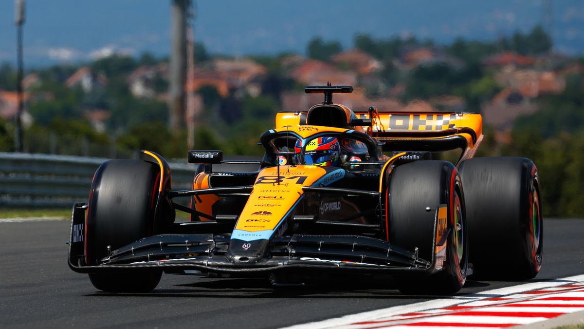 Materiały prasowe / Pirelli Media / Na zdjęciu: Oscar Piastri na torze Hungaroring