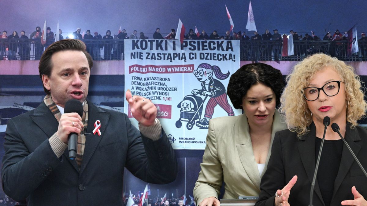 Bosak wrzucił plakat z Marszu. Posłanki Lewicy ostro go skrytyko