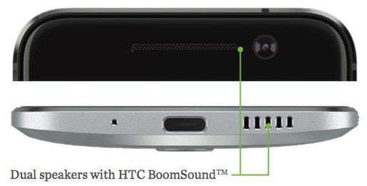 Głośniki w HTC 10