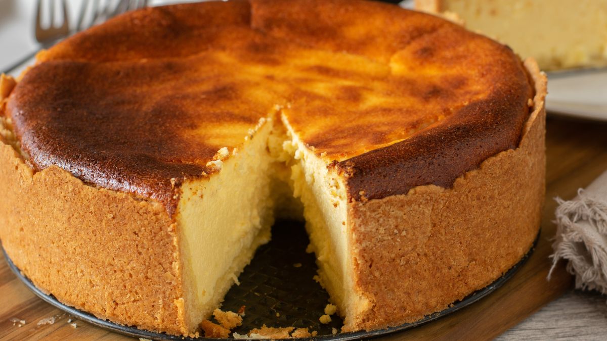 Szybki sernik z mlekiem skondensowanym