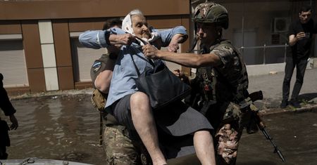 "Sytuacja jest dramatyczna". Fatalne konsekwencje wysadzenia zapory