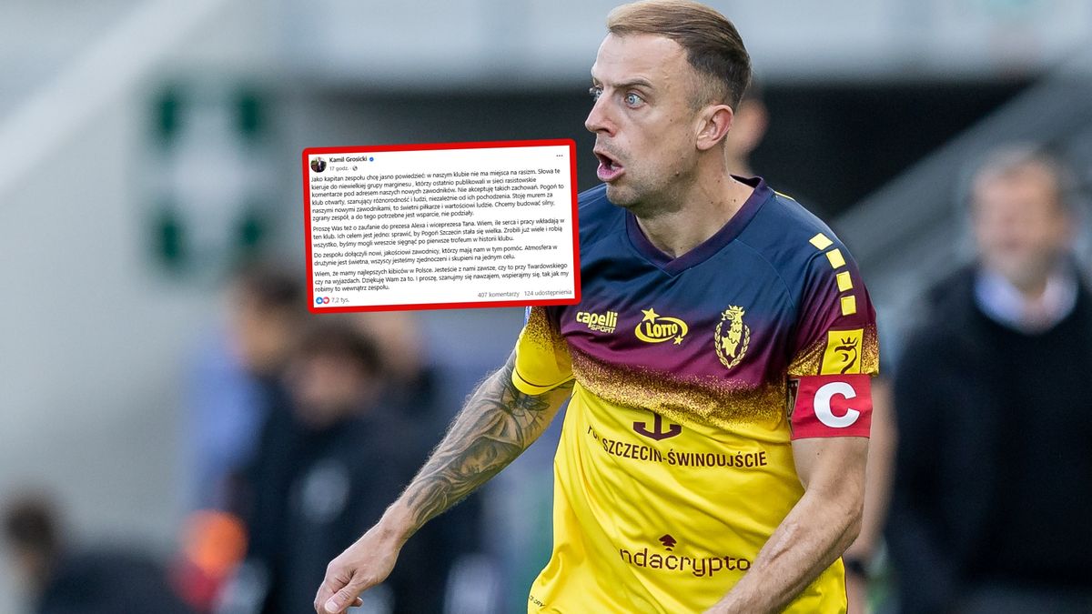 Getty Images / Kamil Grosicki reaguje ws. rasistowskich komentarzy.