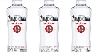Rysunki Andrzeja Mleczki na butelkach Żołądkowej de Luxe