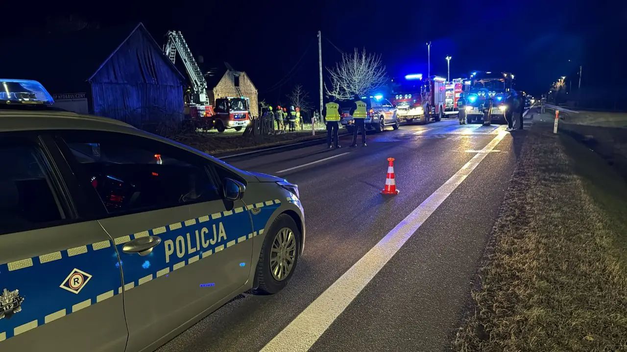 Dwie ofiary śmiertelne pożaru domu w powiecie opatowskim