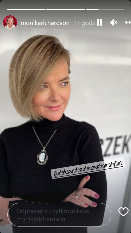 Monika Richardson zmieniła fryzurę