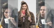 Sandra Kubicka z torebką Hermès za KILKADZIESIĄT TYSIĘCY stroi miny i konsumuje rurkę z kremem (ZDJĘCIA)