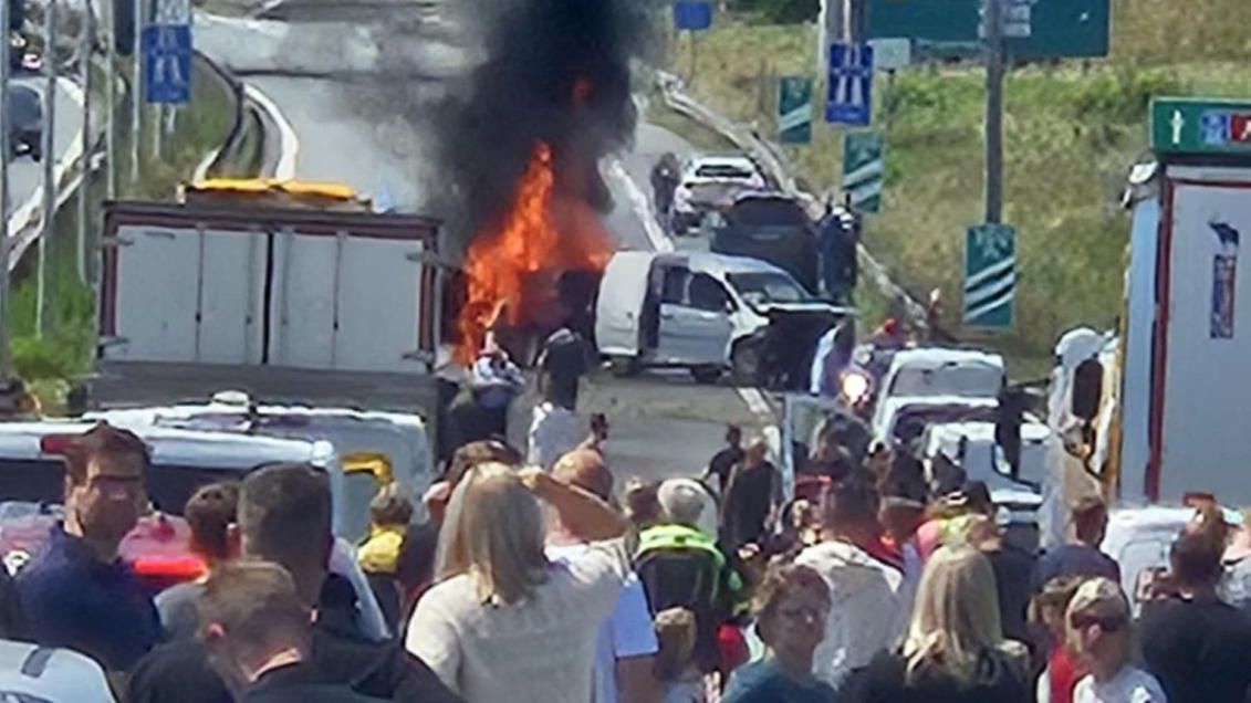 Koszmarny wypadek na AOW.