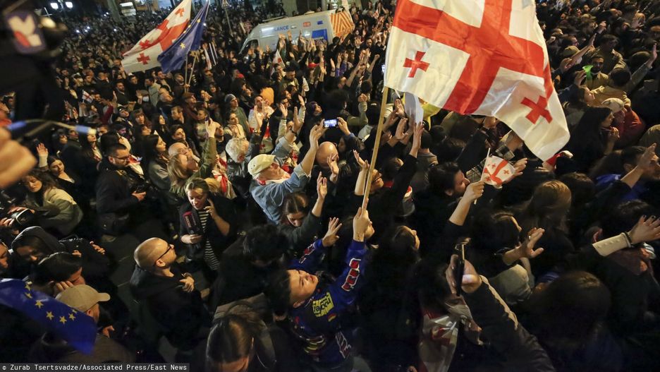 Protesty w stolicy Gruzji