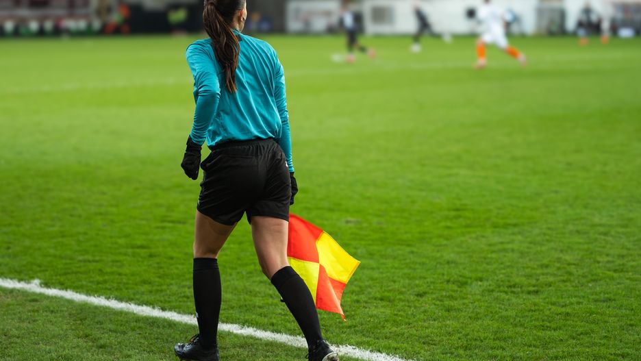 23. kolejka PKO Ekstraklasy
Woman assistant of football referee during the match.
PIOTR DZIURMAN/REPORTER
referee, football, woman, assistant, soccer, touchline, sideline, stadium, umpire, linesman, arbiter, pitch, field, ground, playing, League, sport, action, active, arena, ball, competition, europe, field, flag, footballer, game, grass, man, match, offside, people, player, playground, playing, professional, team, view, black, leg, shoes, back, blue, observe, background, green, symbol, sports, athlete, referee, football, woman, assistant, soccer, touchline, sideline, stadium, umpire, linesman, arbiter, pitch, field, ground, playing, league, sport, action, active, arena, ball, competition, europe, flag, footballer, game, grass, man, match, offside, people, player, playground, professional, team, view, black, leg, shoes, back, blue, observe, background, green, symbol, sports, athlete