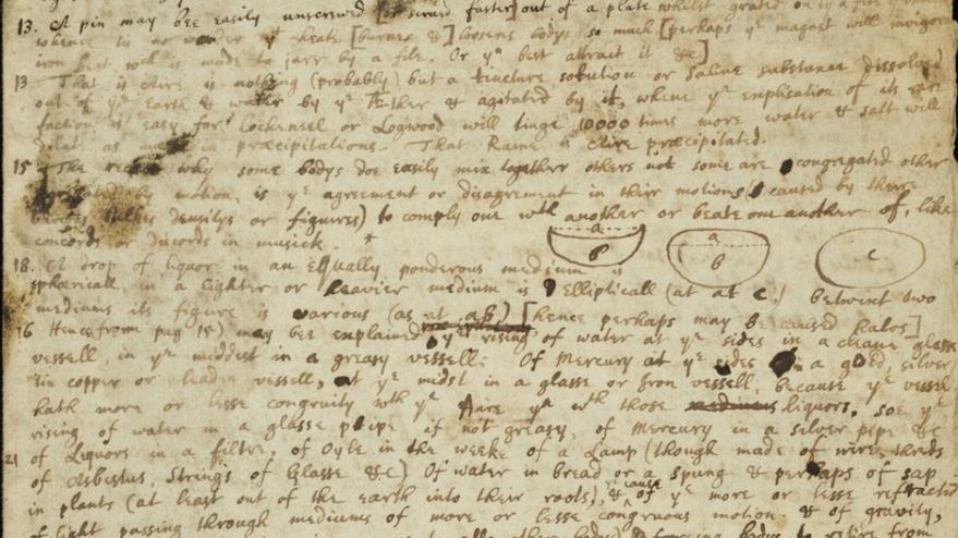 Oryginały prac Isaaca Newtona dostępne dla każdego! 1