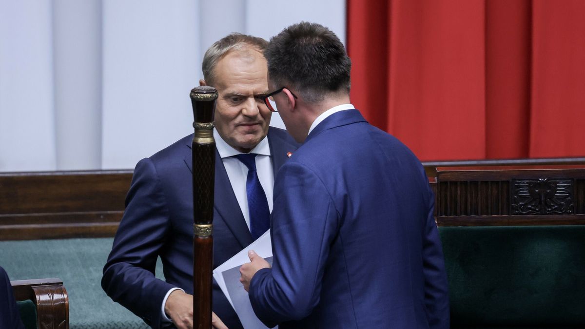 36. posiedzenie Sejmu X kadencji
11.06.2025 Warszawa 36. posiedzenie Sejmu X kadencji Fot. Jacek Dominski/REPORTER
N/z: Donald Tusk, Szymon Holownia
Jacek Dominski/REPORTER