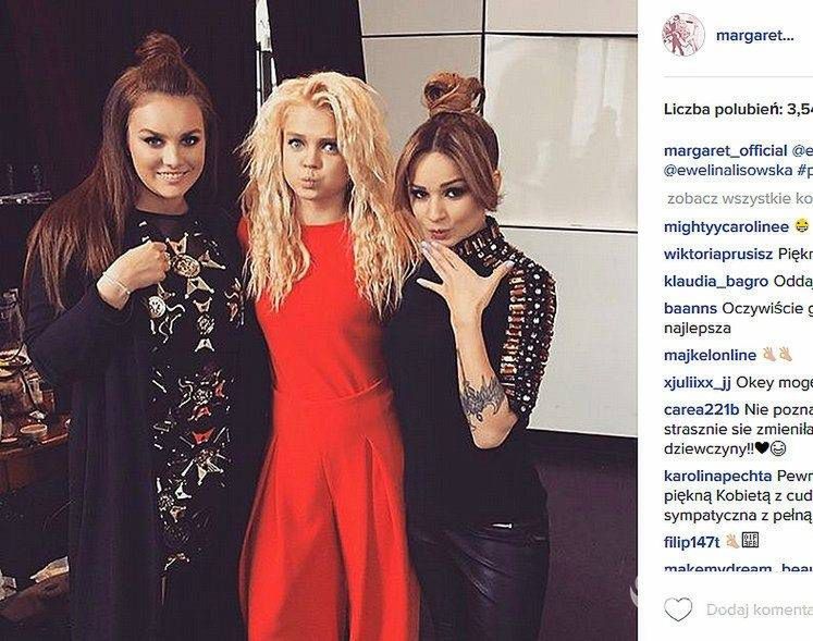 Margaret na Instagramie
