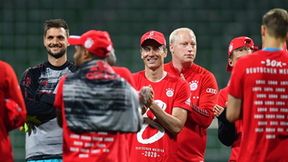 Bundesliga. Skromnie, ale radośnie. Feta Bayernu Monachium i Roberta Lewandowskiego w czasie pandemii (galeria)