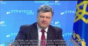 Poroszenko uważa, że konflikt ze wspieranymi przez Rosję separatystami powoli słabnie