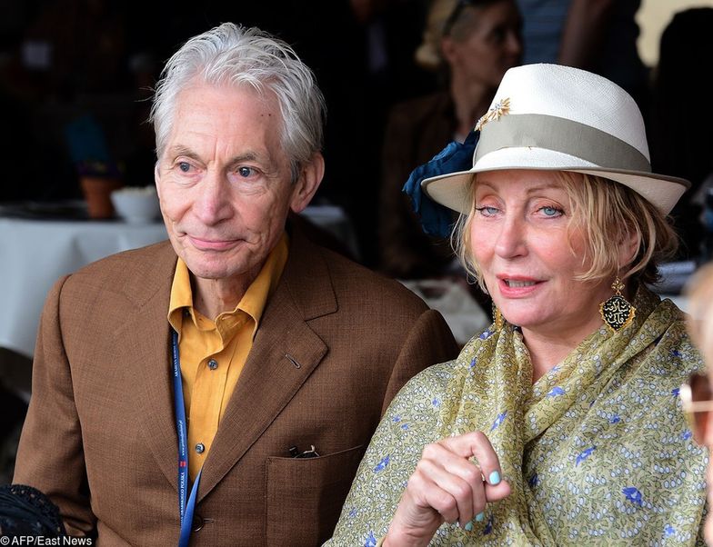 Shirley Watts razem z mężem parkusistą The Rolling Stones