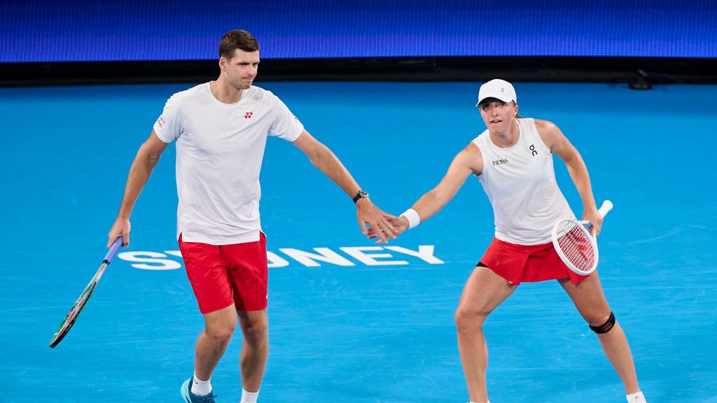 Getty Images / Brett Hemmings / Na zdjęciu: Hubert Hurkacz i Iga Świątek