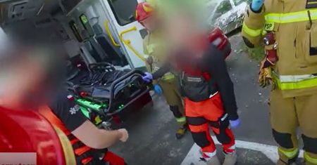 Pacjent ważył 150 kg. Potrzebna była pomoc strażaków