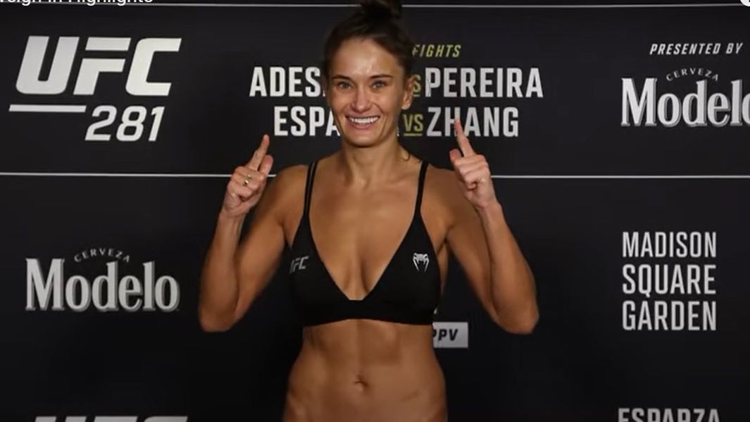 YouTube / Karolina Kowalkiewicz zrobiła wagę przed UFC 281
