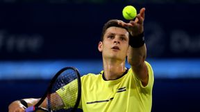 ATP Paryż: Hubert Hurkacz trenował z Rafaelem Nadalem. W poniedziałek mecz z Marinem Ciliciem