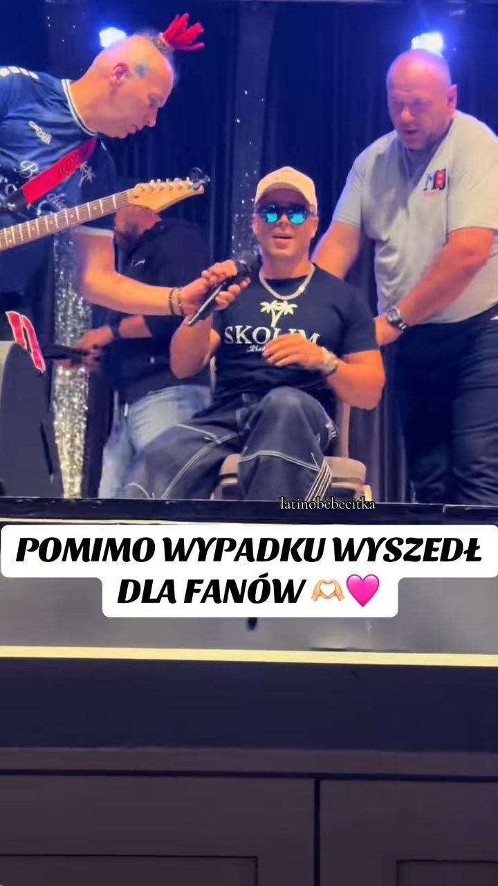 Skolim dokończył koncert na siedząco