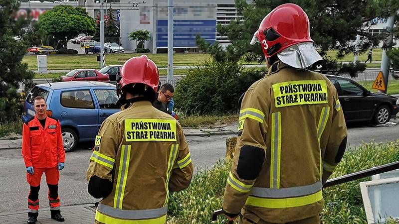 strażacy w akcji