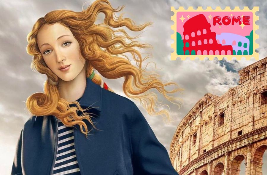 Wenus jako influencerka zachęca turystów do przyjazdu do Włoch