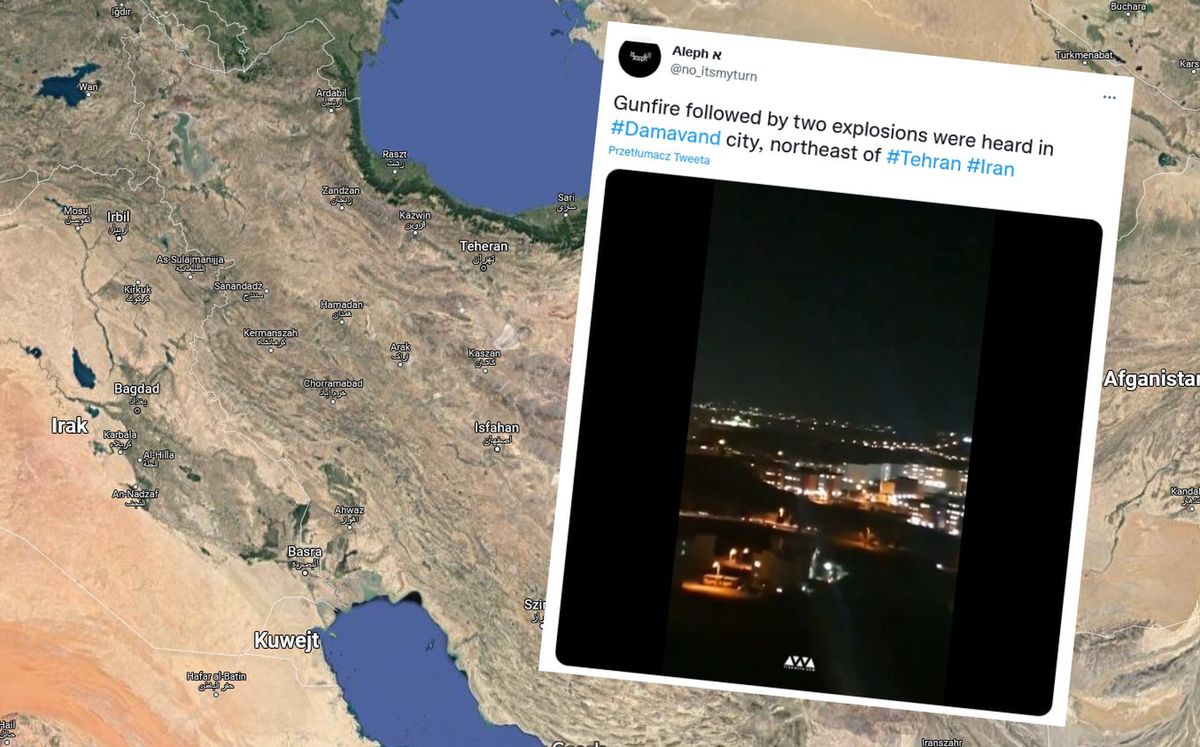 Potężny wybuch w Iranie. "Przerażający dźwięk"
