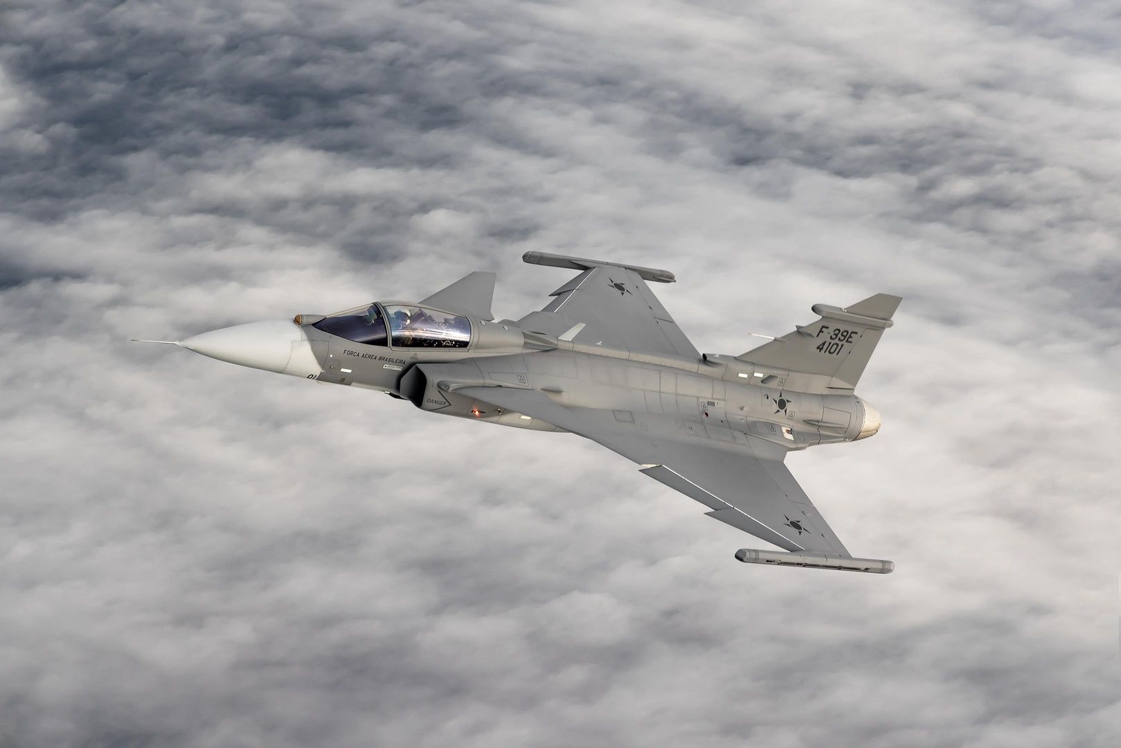 JAS 39 Gripen należący do lotnictwa Brazylii