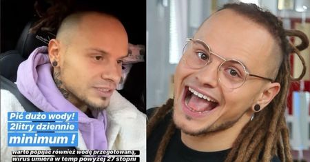Mateusz z Fit Lovers rozpowszechnia FAKE NEWSY na temat koronawirusa: "Wirus UMIERA w temperaturze powyżej 27 stopni"