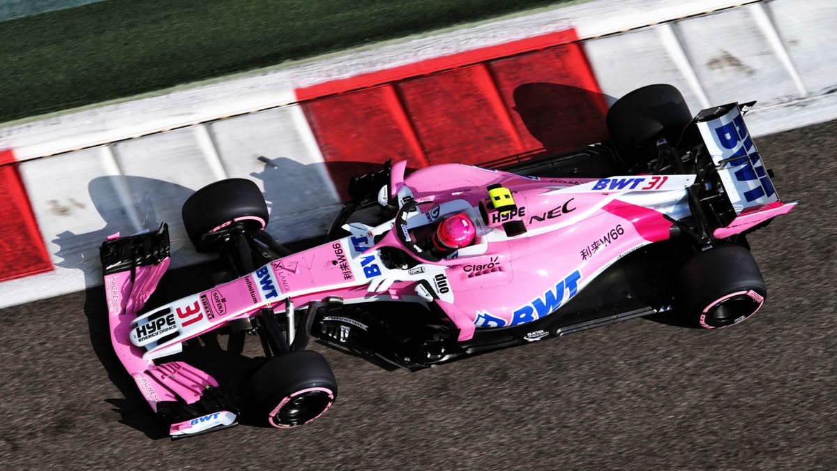 Esteban Ocon na torze w Abu Zabi