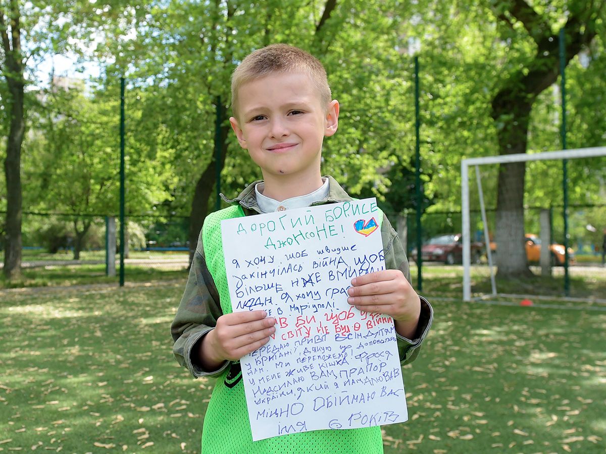 6-letni Ilya z Mariupola napisał wzruszający list 