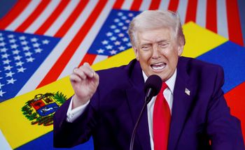 Incydent podczas orędzia Trumpa. Nagle wskazał na Wenezuelę