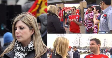 Kanadyjski kibic o pracującej w telewizji dziennikarce: "Wyr*chałbym ją!"
