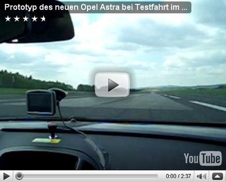 Szpiegowskie wideo nowego Opla Astry