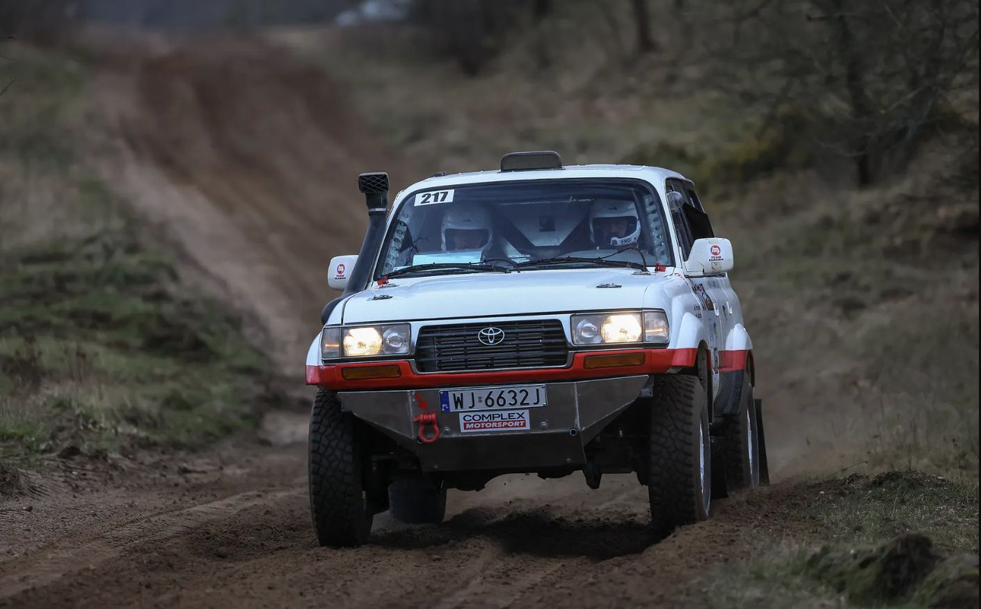 Toyota Land Cruiser na rajdzie Baja Drawsko
