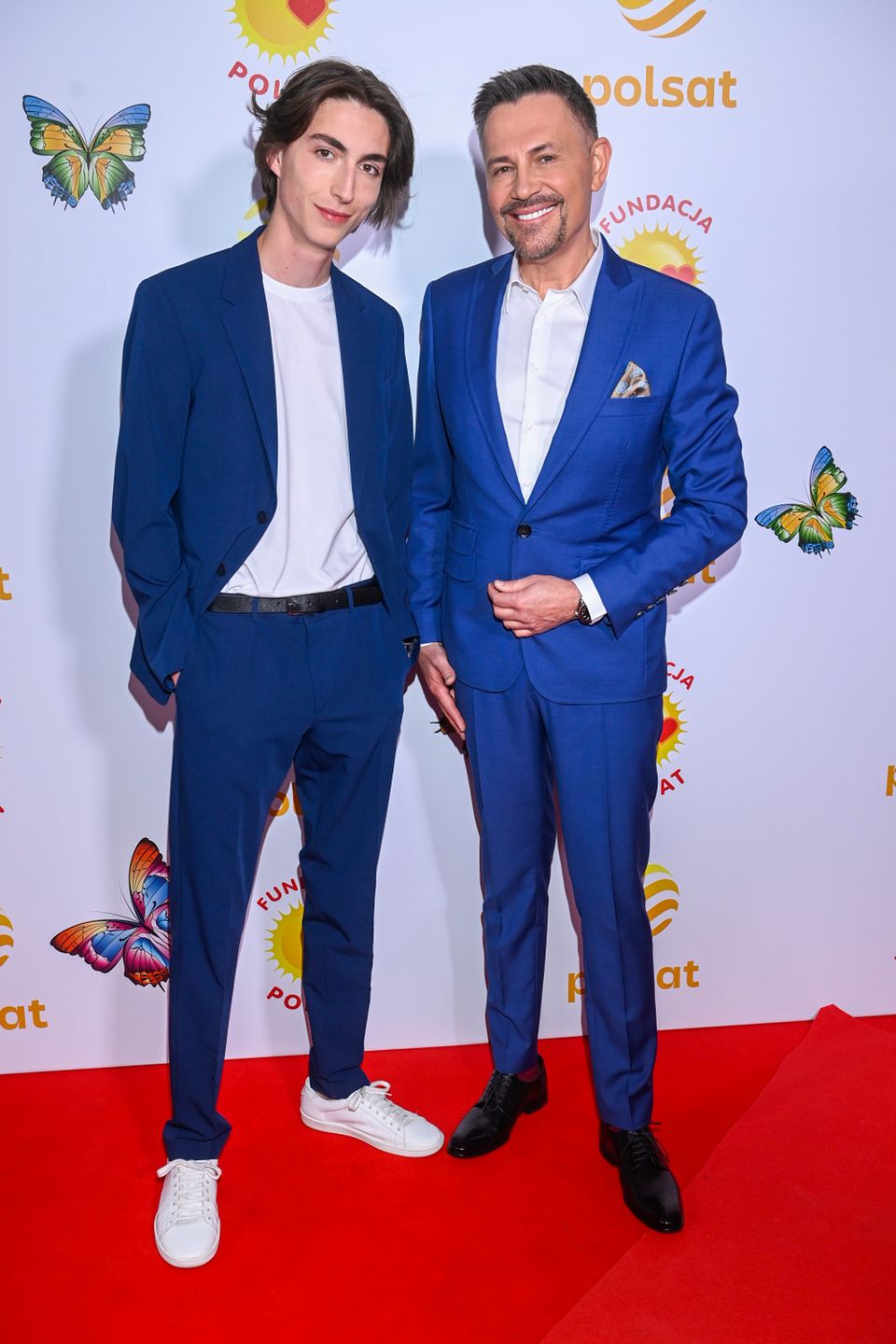 Krzysztof Ibisz z synem Maksymilianem – koncert Fundacji Polsat Jesteśmy dla dzieci 2022