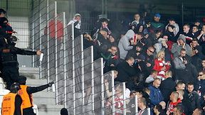 Kibice podczas meczu Cracovia Kraków - Wisła Kraków 1:0