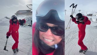 Odpicowana Katarzyna Cichopek pląsa na tureckim stoku. Nie oszczędzała na zimowej stylizacji... (WIDEO)