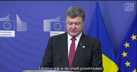 Poroszenko i Barroso o potrzebie zaostrzenia działań przeciwko Rosji