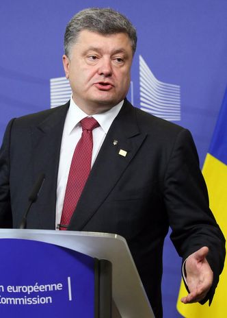 Wojna na Ukrainie. Poroszenko liczy na skutki działań UE wobec Rosji