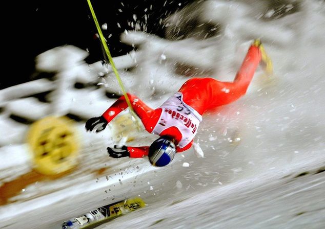 Thomas Morgenstern zanotował fatalny upadek w Ruce (fot. Getty Images)