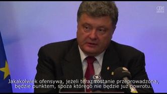 Prezydent Ukrainy o wysiłkach na rzecz dyplomatycznego rozwiązania konfliktu
