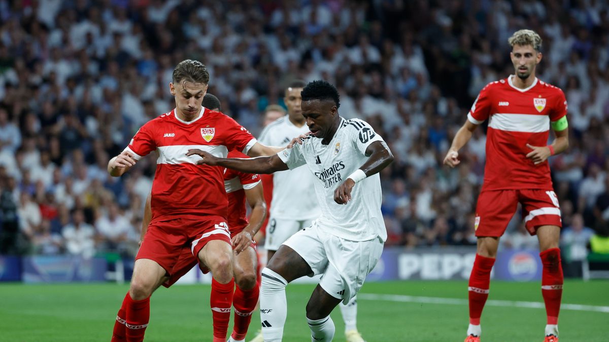 PAP/EPA / PAP/EPA/JUANJO MARTIN / Real Madryt podejmował VfB Stuttgart