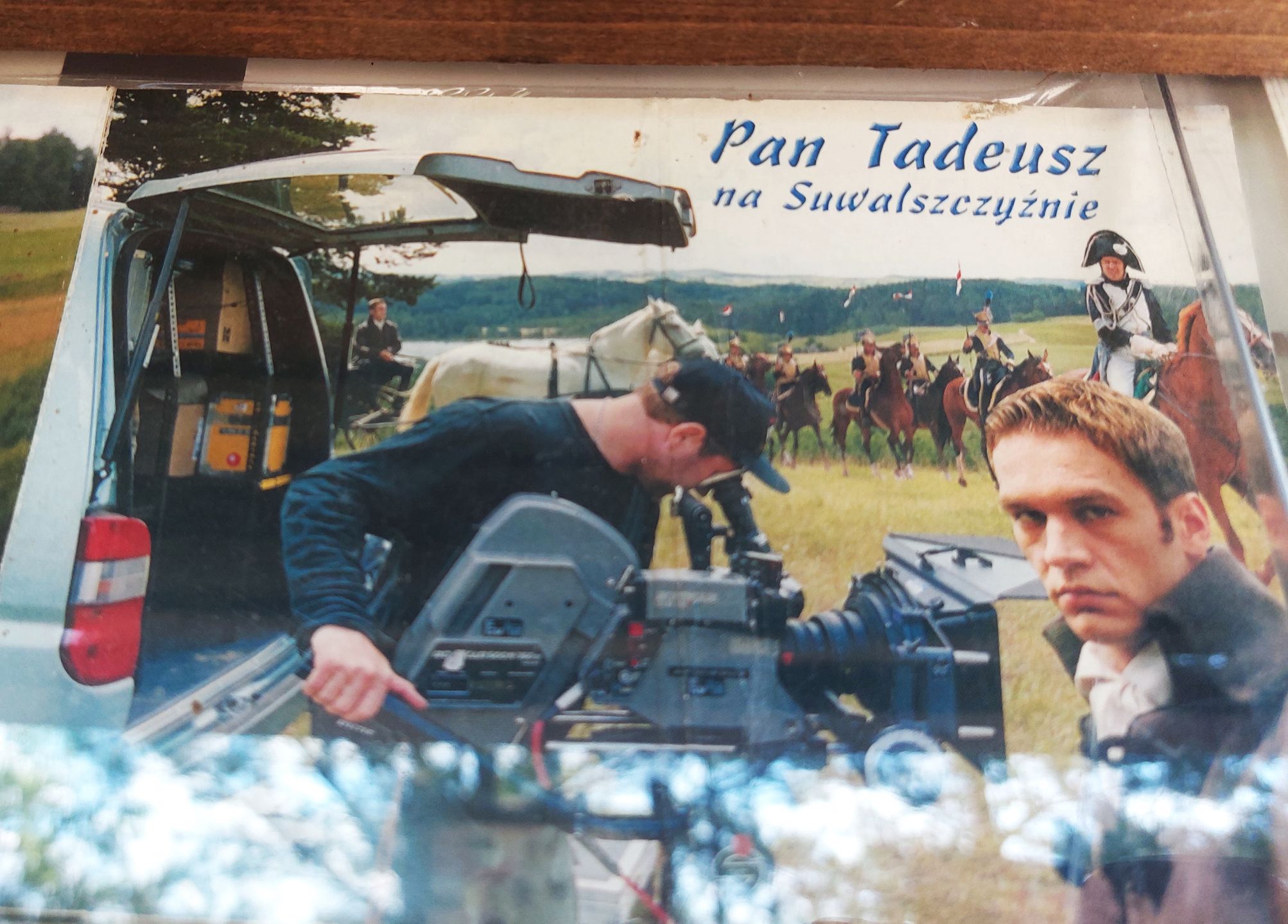 fotosy z planu "Pana Tadeusza" umieszczone przy kasie