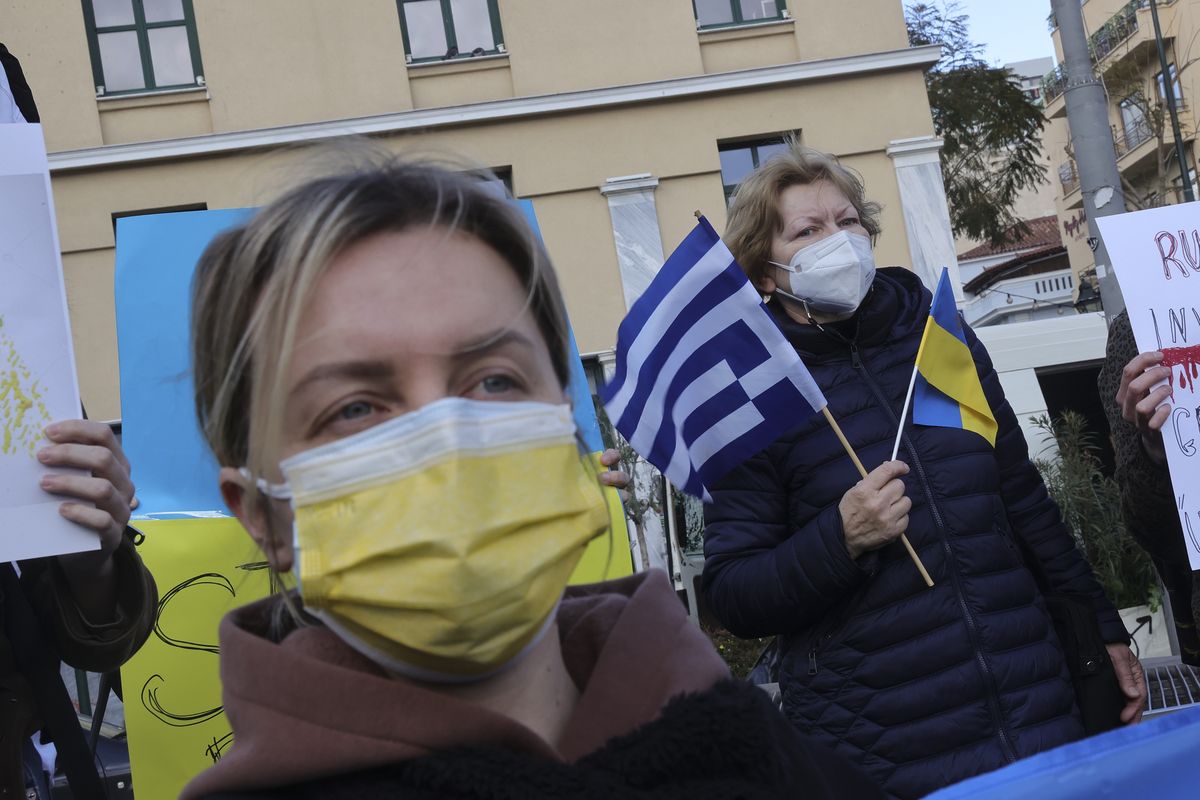 W Atenach odbyły się protest antywojenne 