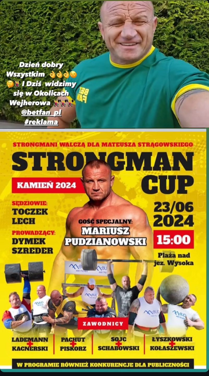Mariusz Pudzianowski komentuje aferę