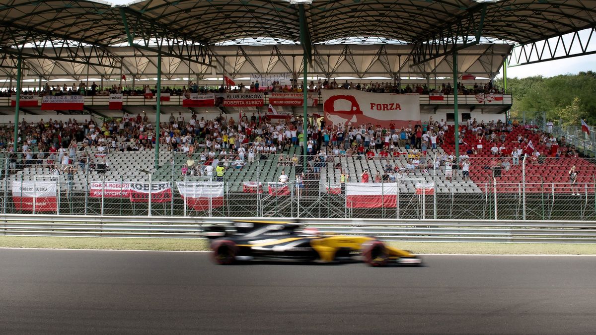 PAP/EPA / Szilard Koszticsak / Robert Kubica na Hungaroringu