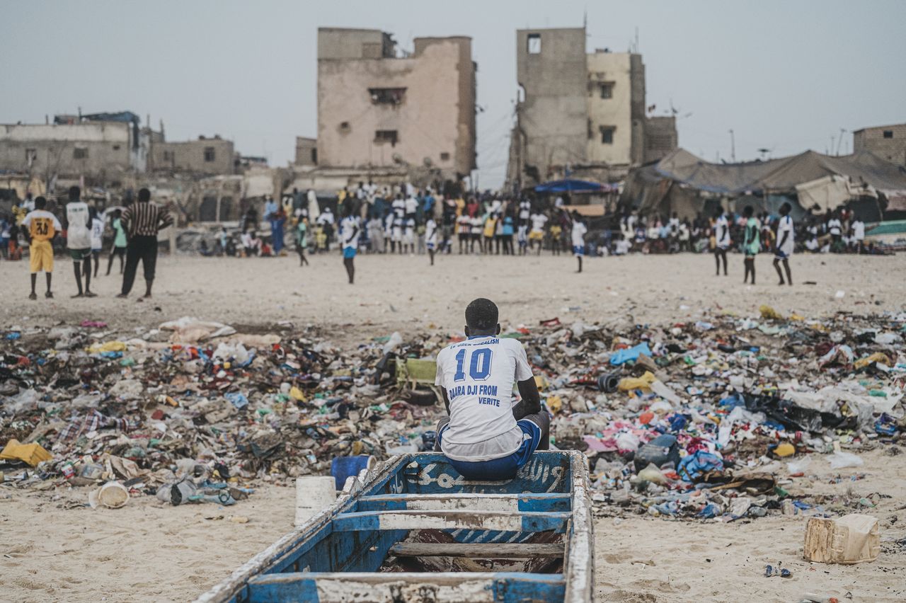 At least 30 decomposing bodies were found on a boat off the coast of Senegal