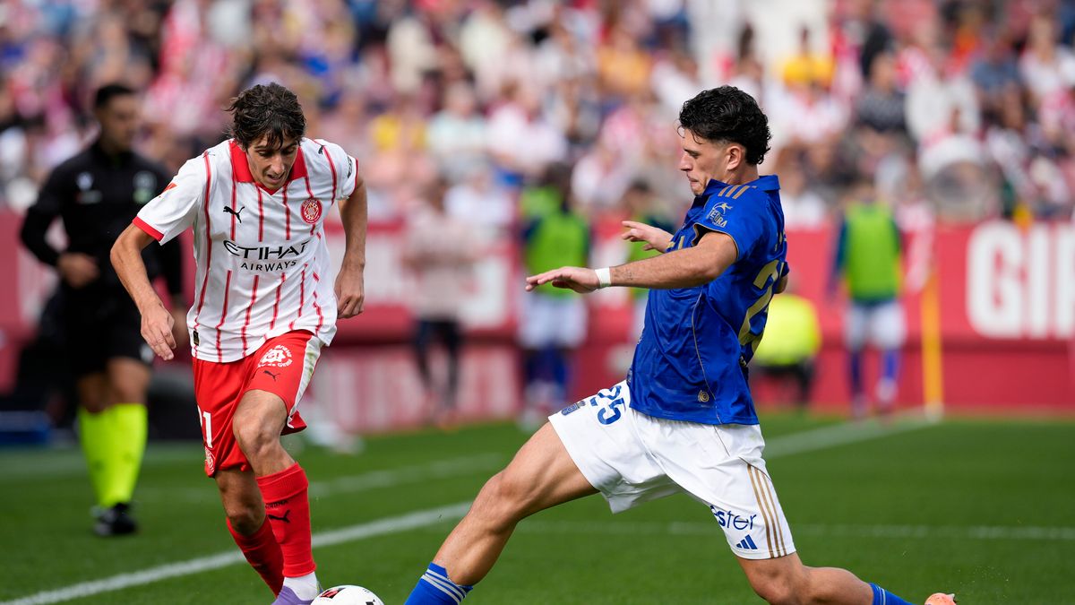 PAP/EPA / PAP/EPA/David Borrat / W meczu Girony z Realem Oviedo padł remis 3:3